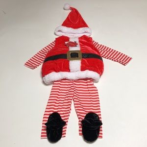 Wondershop Baby Plush Santa Claus Red White Vet  Costume